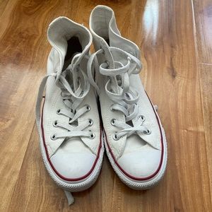 White high top converse